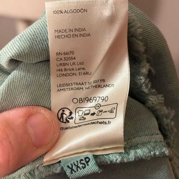 Pilcro Anthropologie sleeveless halter swing midi dress green size XS petite NEW - Picture 8 of 12